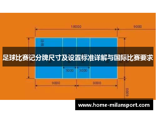 足球比赛记分牌尺寸及设置标准详解与国际比赛要求